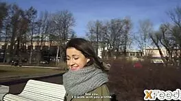 Hot Brunette Casting Session