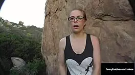 Redhead Hiker Penny Pax Enjoys Outdoor Adventure