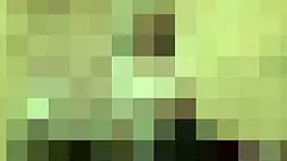 teen babe does a striptease in skinny jeans, revealing panties