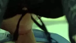 Expert oral skills of the stepmom make an 18-year-old boy fully satisfied