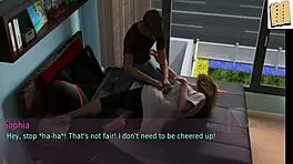 Wife and stepmother in taboo game fuck