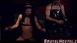 Poor Little Latina Teen Gina Worships Ass In Toilet Slave BDSM Bondage