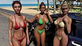 asian ebony cartoon characters explore outdoors in episode 13 part 1