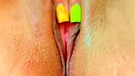 Brunette Enjoys Solo Session With Shaved Pussy.