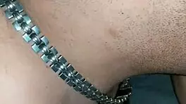 Fingering tight Asian pussy.