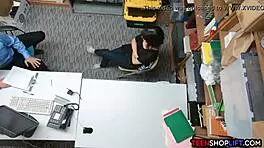 This is a story of a youthful shoplifting offender being apprehended and physically disciplined within a security-guards’ room
