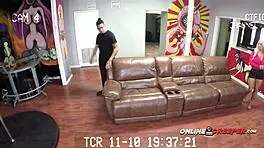 Stepdad catches teenage daughter pleasuring herself three times a day