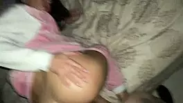 Lucky skinny 18 years step sister has her first time anal intercourse and internal cumshots