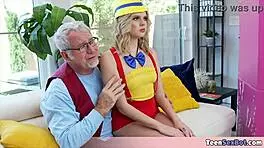 hey, old dude's giving sexrobot her first ride! 🤖