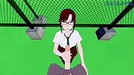 Mari Makinami and Ritsuko Akagi Engage in Intense Hentai Sex