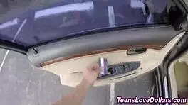 teen jizzed in public by big cock cumshot