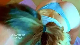 My Stepsister with Green Eyes Surprises Me with an Amazing Blowjob