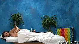 Hot Playgirl Lowers Head For Blowjob Massage