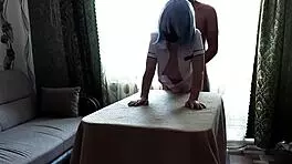 student fucks best friend in costumes