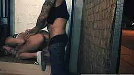 First time anal sex young girl with a big black cock at a royal party