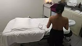 Action-packed freshman year massage ends up in hot Indian scene for cute girl