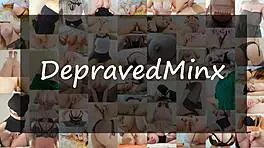 Depravedminx fucks pillow and orgasms hard, squirting everywhere