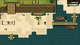 Lost lagoon harem hentai game: Auruko-dressing sexy farmer’s outdoor stunt