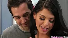 Food fight turns into fucking gina valentina and donnie rock 😏