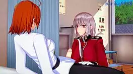 Three beauties in Fate Grand Order: Hentai animated 3D adventure