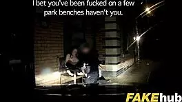 Fake Cop Seduces Cheeky Young 18+ Lass for Outdoor Sex