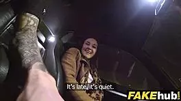 Fake Cop Seduces Cheeky Young 18+ Lass for Outdoor Sex