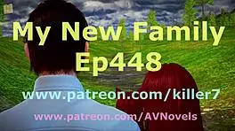 in my new family, the redhead milf seduces the blonde teen