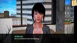 Anime redhead family explores homemade adventures in cartoon world