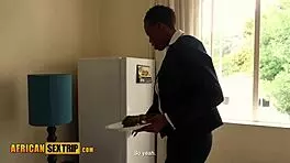 Black miss gets a deep throat and treated roughly by his friend in infidelity sex adventure