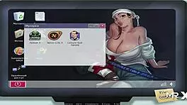 Summertime Saga girl meets E1 excitedly!