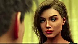 Drawing cartoon boy gets first erection with assistance of naked stepmother in adult animated 3D film