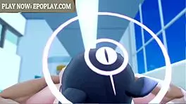 Kyouyama Kazusa From Blue Archive Gives Sexy Anime Blowjob In Hentai