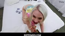 Stepbro rips clothes off stepsis in strip poker!