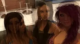 3D adult cartoon with 18-year-old girls Jamie and Liz