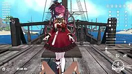 Captain fucks big breasted sailor in 3d