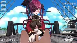 Captain fucks big breasted sailor in 3d