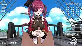 Captain fucks big breasted sailor in 3d