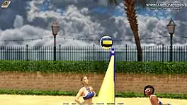 Busty babe handjob and titjob in public shower?