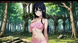 magic reward hentai game ep 1, does that angel pussy make him cum so fast?