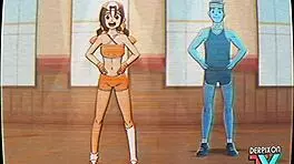 eri-chan's home workout with deepthroat and monster cock