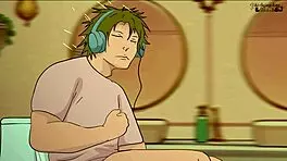 Louis Stuck Outside Toilet, Family Guy Hentai Parody with Wild Assfucking Action