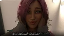 Three girls try to make John horny in this homemade porn video