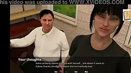 Katie enjoys provoking her partners in this amateur video