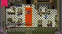 witch's first blowjob job in hentai game 😈