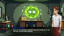 Morty's Sister Gives Fan Blowjob