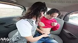 Small and skinny girl has rough sex in the Ubersex
