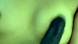 petite teen 18+ masturbates in erotic chair, hinting at fucking her pussy