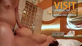 Lifeselector - Shaved Wet Asian Pussy Ready for Hardcore POV Action with Mona Hayami