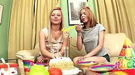 Fucking My Hot Co-Workers in a Wild Birthday Threesome Party