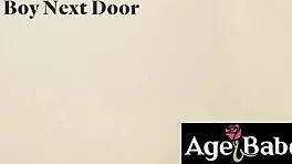 Older woman meets young man